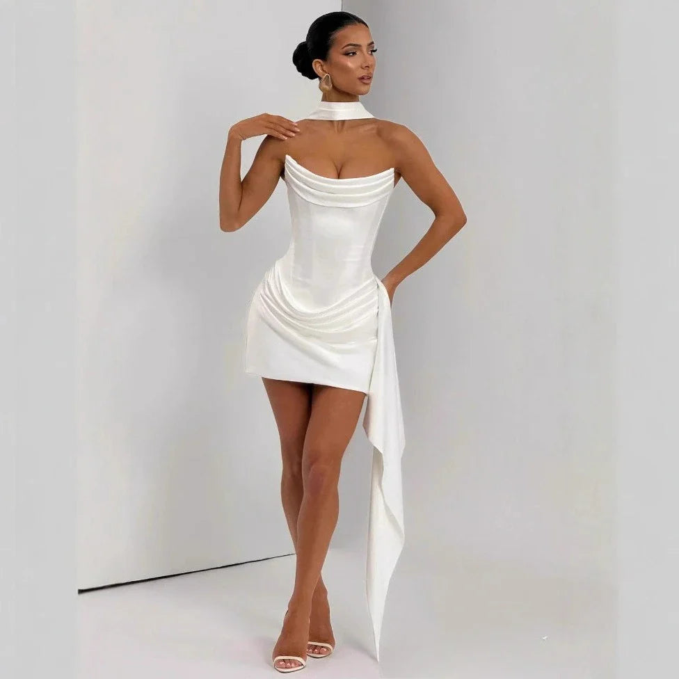 ghost bella dress ivory Ghost London Woman Annabelle Pleated Satin-crepe Midi Dress Mint
