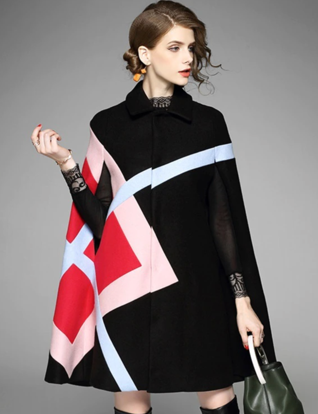 Batwing cape 2025 poncho coat