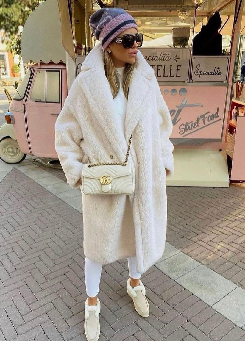 Milena Eco Fur Bear Coat main image 0