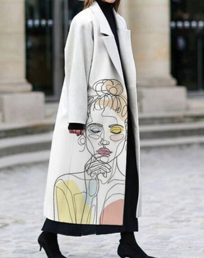 Ella - Longline Wool Coat main image 0