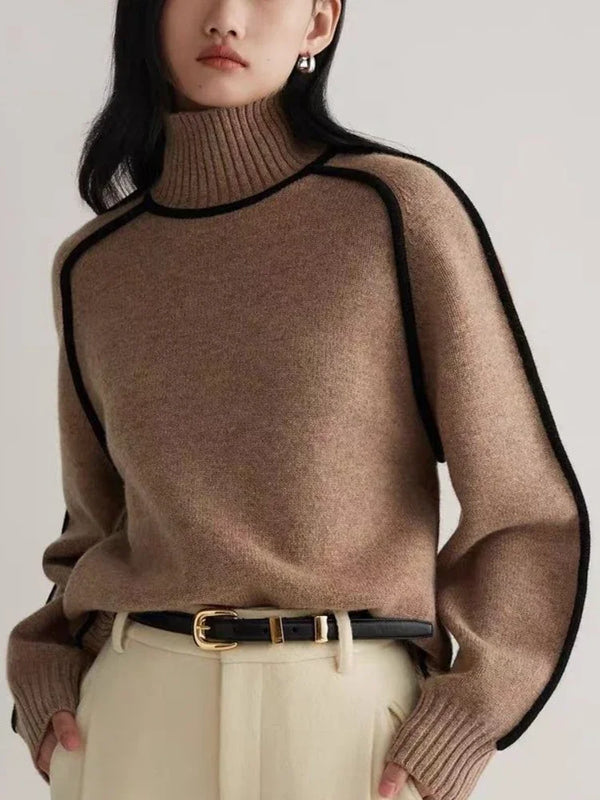 Lydia – Warm Sweater with classic winter details main image 0