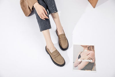 Sara Suede Loafers