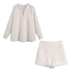 Liona Set (Blouse+Shorts)