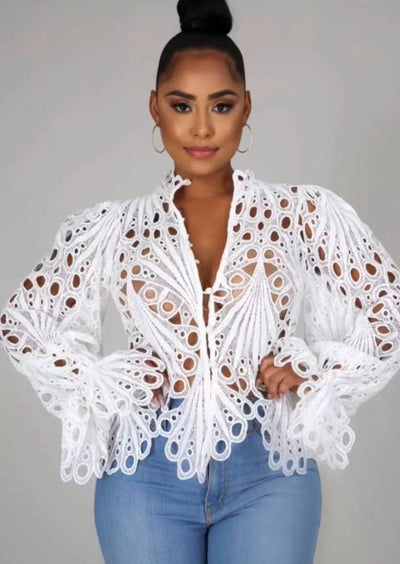 SUZANNA LACE BLOUSE